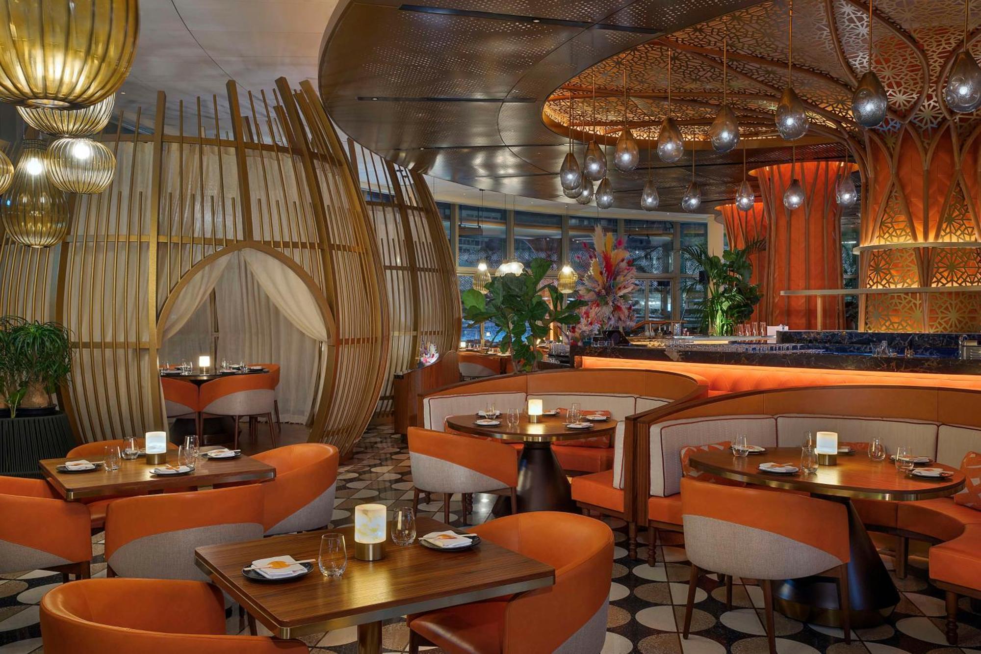 Waldorf Astoria Doha Lusail Экстерьер фото The interior of the restaurant
