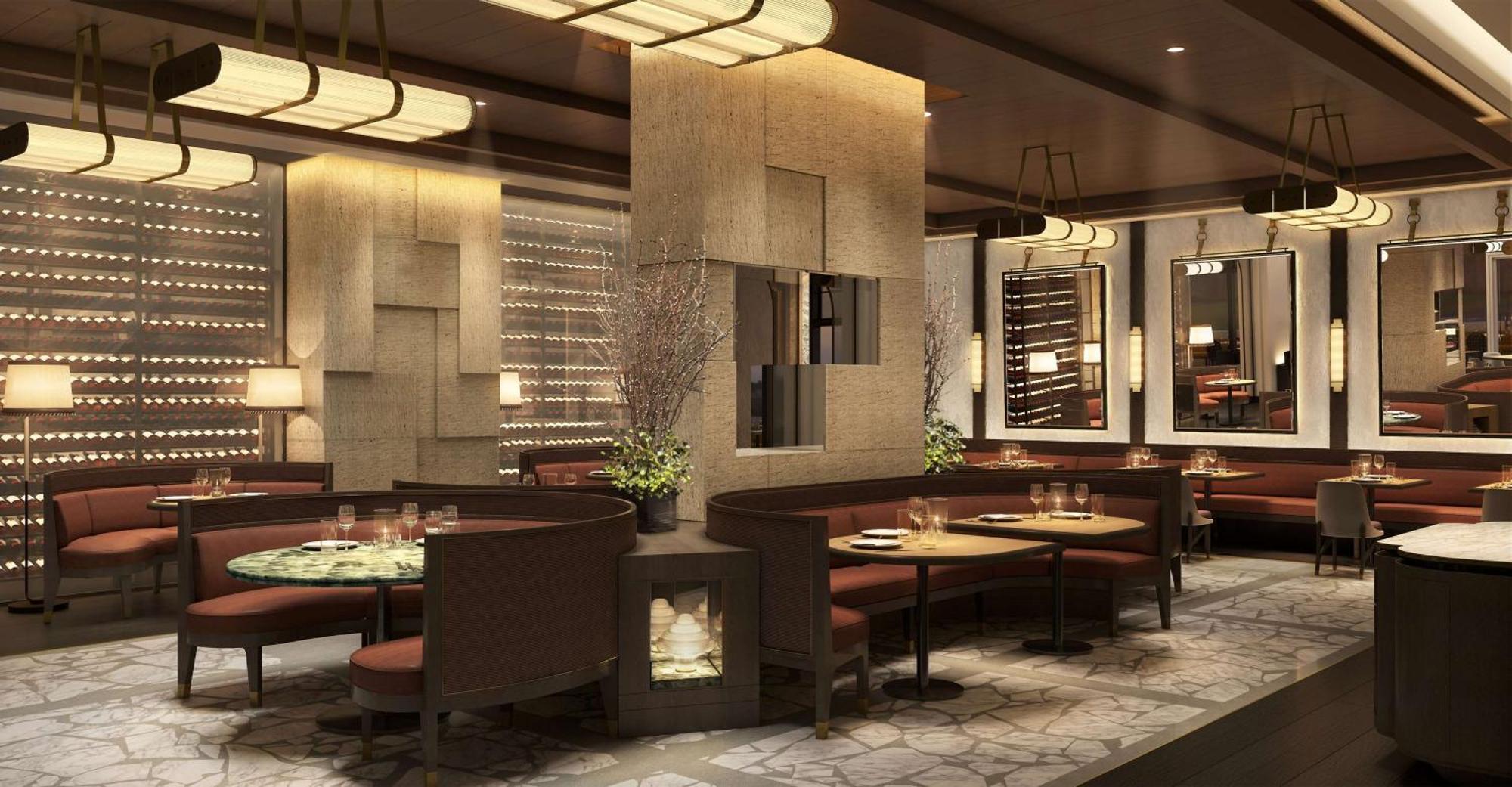 Waldorf Astoria Doha Lusail Экстерьер фото Interior of the restaurant