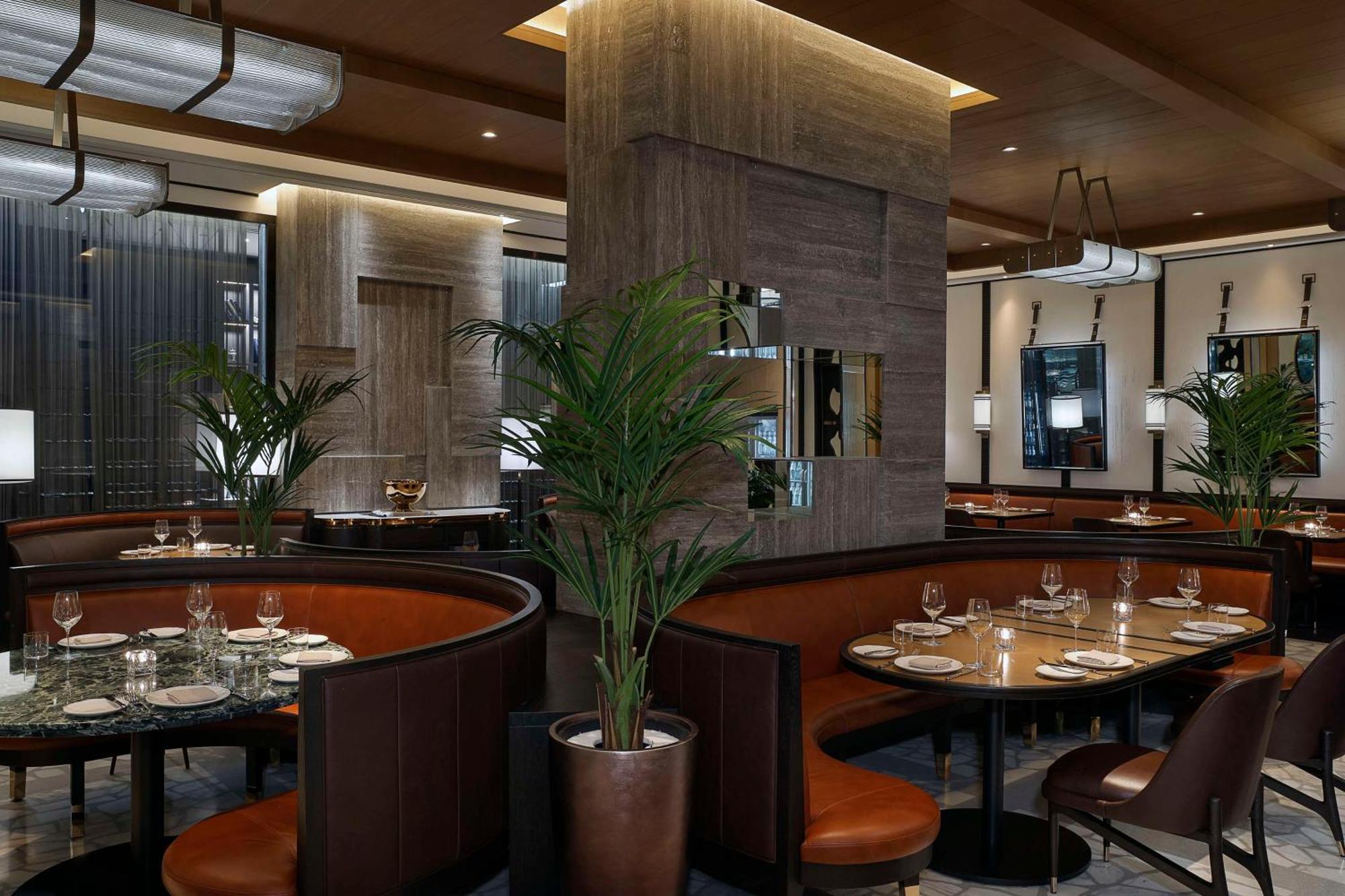 Waldorf Astoria Doha Lusail Экстерьер фото Interior of the restaurant